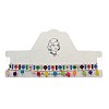 Cloth Embroidery Band with Colorful Wool Pom Pom Ball Tassel Choker Necklaces for Women FS-WG50431-02-1