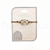 Natural Agate Macrame Pouch Braided Bead Bracelet FIND-PW0023-01G-1