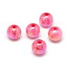 Spray Painted Acrylic Beads MACR-S824-14mm-2