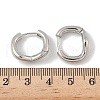 Brass Hoop Earrings EJEW-D320-12P-5