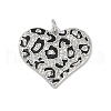 Brass Micro Pave Cubic Zirconia Pendants KK-R221-01P-05-1