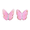 Transparent Epoxy Resin Cabochons CRES-T024-01B-3