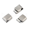 Tarnish Resistant 316 Surgical Stainless Steel Magnetic Clasps with Glue-in Ends STAS-F269-04P-03A-2