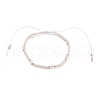 Adjustable Nylon Cord Braided Bead Bracelet BJEW-JB05683-05-1