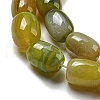 Natural Banded Agate/Striped Agate Beads Strands G-A223-D12-01A-4