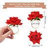 Elecrelive 6Pcs 3 Style Alloy Rope Napkin Rings AJEW-EL0001-01-3