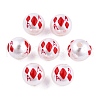 Halloween Opaque ABS Plastic Imitation Pearl Enamel Beads KY-G020-01L-3