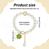 ANATTASOUL 8Pcs 8 Colors Glass Round Beaded Stretch Bracelets Set BJEW-AN0001-75-2