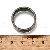 304 Stainless Steel Jesus Cross Finger Rings for Men RJEW-B120-03P-3