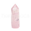 Tower Natural Rose Quartz Healing Stone Wands PW-WG74147-03-5