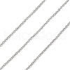 Tarnish Resistant 304 Stainless Steel Cable Chain CHS-C010-03P-1