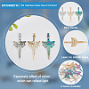 DICOSMETIC 18Pcs 3 Colors 304 Stainless Steel Pendant FIND-DC0002-27-3
