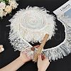 11.5Yards Polyester Tassel Lace Ribbon DIY-FG0006-39-3