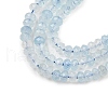 Natural Aquamarine Beads Strands G-K376-B04-02-4
