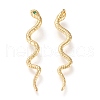 Brass Micro Pave Cubic Zirconia Big Pendants ZIRC-K086-10G-2