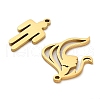25Pcs 5 Styles Stainless Steel Pendants STAS-XCP0001-93-3