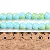 Baking Painted Glass Beads Strands DGLA-N003-8mm-C04-5
