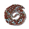 Baking Paint Glass Bead Strands GLAA-H031-01A-04-3
