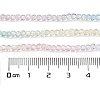 Transparent Painted Glass Beads Strands DGLA-A034-T1mm-A21-3