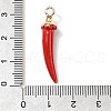 Opaque Resin Pendants RESI-V004-01A-3