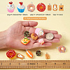 Cheriswelry 44Pcs 22 Style Resin Pendants RESI-CW0001-09-3