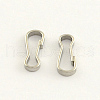 Tarnish Resistant 304 Stainless Steel Keychain Clasp Findings STAS-R063-60-1