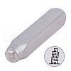 Iron Metal Stamps AJEW-BC0005-55B-1