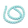 Natural Magnesite Beads Strands G-F604-04-8mm-2