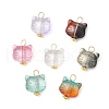 Transparent Glass Pendants PALLOY-JF03960-1