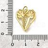 Brass Micro Pave Cubic Zirconia Pendants ZIRC-I070-025G-3