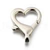 Heart Alloy Lobster Claw Clasps FIND-Q003-03P-1