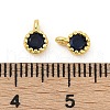 Brass Pave Cubic Zirconia Pendants KK-H204-03G-02-3