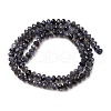 Natural Iolite Beads Strands G-B142-B01-3