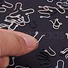 Plastic Earring Hooks KY-PH0007-07-WH-3