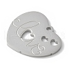 304 Stainless Steel Filigree Pendants STAS-E501-07P-2
