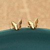 304 Stainless Steel Stud Earrings STAS-E502-04G-02-1