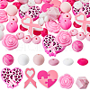 SUNNYCLUE Food Grade Eco-Friendly Silicone Beads SIL-SC0002-39-1