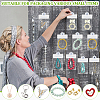   Paper Hair Clip Display Cards CDIS-PH0001-68-6