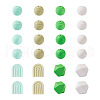 88Pcs 12 Style Silicone Beads SIL-TA0001-21-2