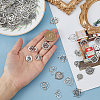 HOBBIESAY 100Pcs 20 Style Tibetan Style Alloy Pendants FIND-HY0003-07-3