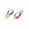 Alloy Enamel Pendants ENAM-N055-037-NR-4