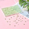 Electroplate Glass Beads Strands EGLA-YW0003-18F-2
