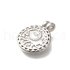 Anti-Tarnish 304 Stainless Steel Pendants STAS-I321-74P-2