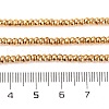 Electroplated Synthetic Non-magnetic Hematite Beads Strands X-G-H027-E01-02-5