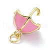 Real 18K Gold Plated Brass Charms KK-L188-24G-03-3