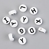 Opaque Acrylic Beads X-SACR-T338-11A-1