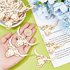 Unfinished Wood Cutouts DIY-WH0410-61-3
