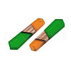 Transparent Resin & Walnut Wood Pendants RESI-T009-03-B03-3