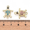Alloy Rhinestone Connector Charms ALRI-T011-05-3
