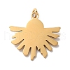 PVD Vacuum Plating 304 Stainless Steel Pendants STAS-M311-13G-01-2